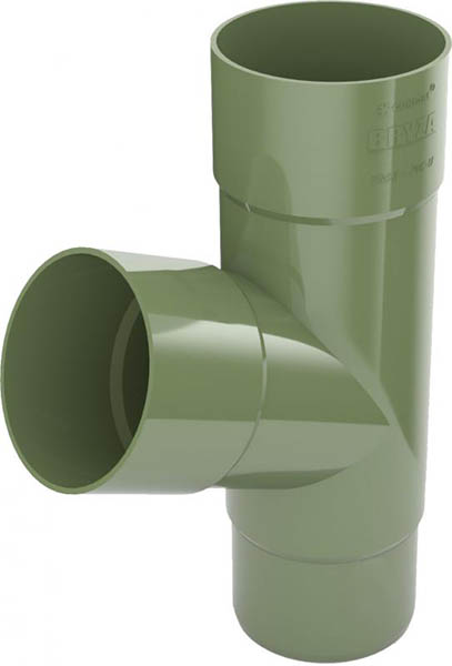 Трійник Bryza 90 мм зелений