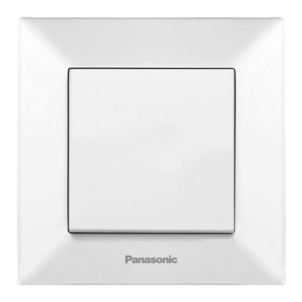 Вимикач одноклавішний Panasonic Arkedia Slim двополюсний 16 А 250В білий 480100203
