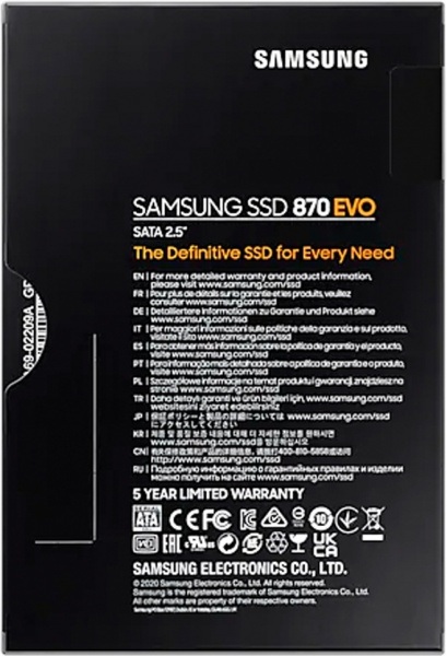 SSD-накопитель Samsung 870 EVO 1000GB 2,5