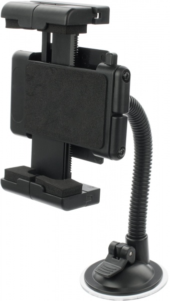 Тримач для мобільного телефона з гнучкою ручкою для автомобілів чорний