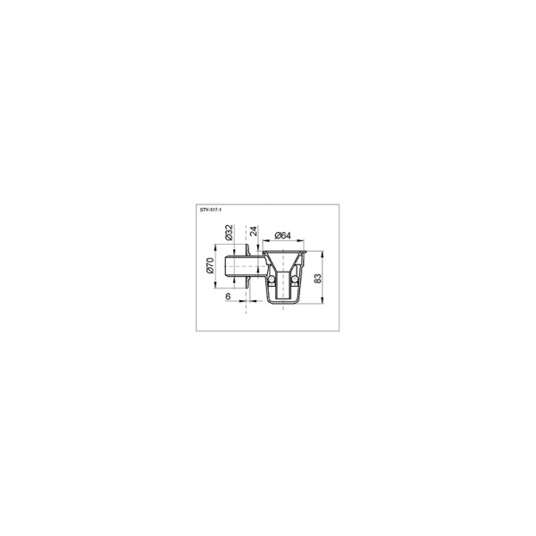 Сифон к кондиционеру Styron STY-517-1 комбинированный