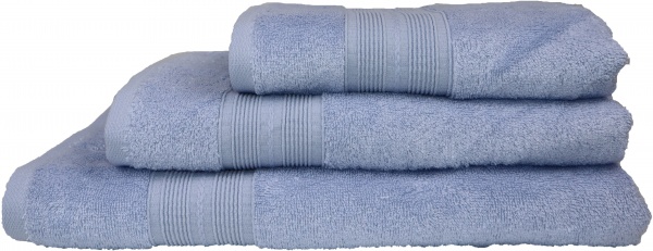 Рушник махровий Savasan 100x150 см блідо-волошковий La Nuit 