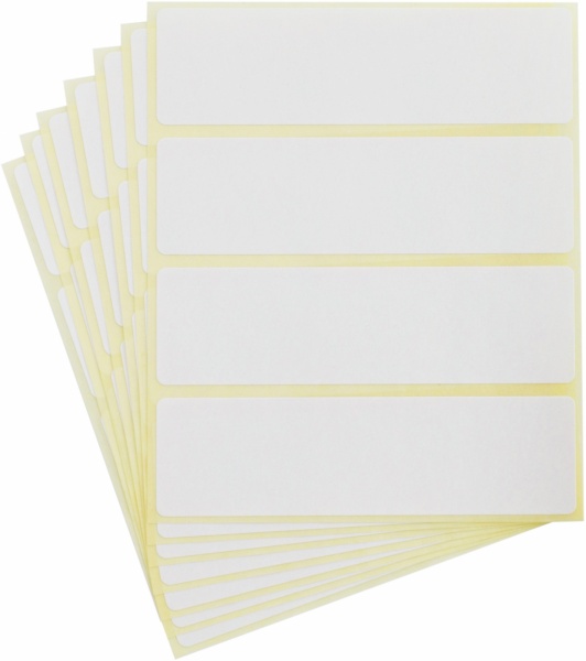 Этикетки UPM-Kymmene Crystal для бытового использования 28 шт. 89x25 мм. 