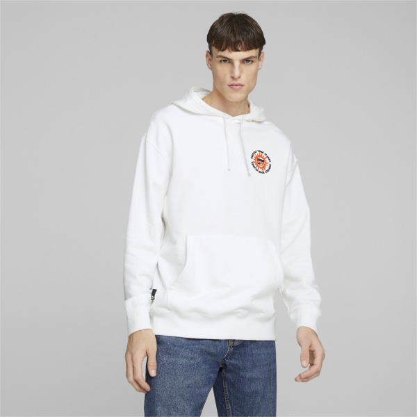 Джемпер Puma DOWNTOWN GRAPHIC HOODIE 53918202 р. L білий