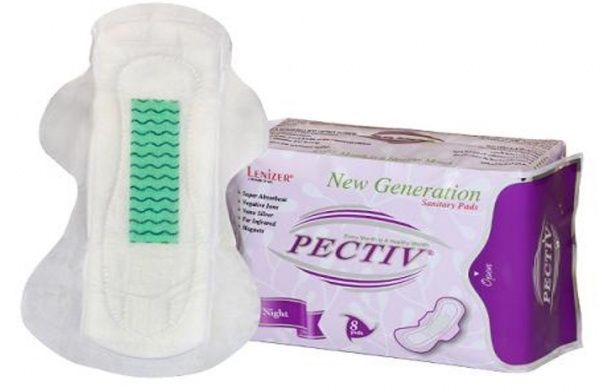 Прокладки для критических дней PECTIV ночные super plus 8 шт.