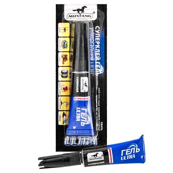 Суперклей Mustang Гель 3 г тюбик