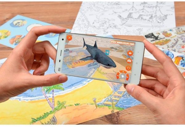 Набір наліпок Scribble Down Острів піратських скарбів, з онлайн-додатком (SD / 20)