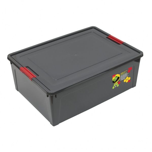 Контейнер-органайзер универсальный Алеана Tools 7,9 л гранит 140x240x320 мм