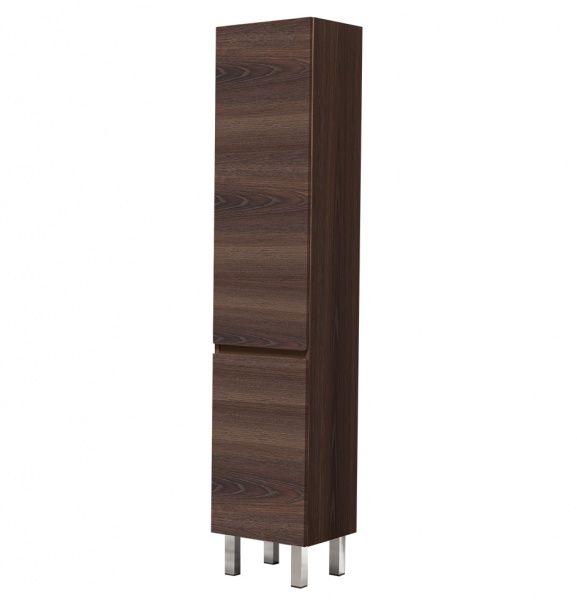 Пенал для ванной комнаты Мойдодыр ПАЛЕРМО-38к-U ясень коричневий