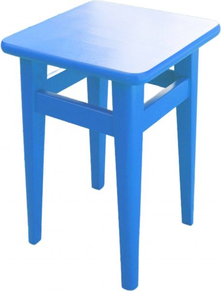 Табурет 450х300х300 мм синій / синій 