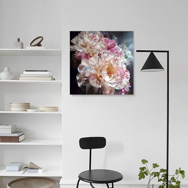 Репродукция Флористика 48x48 см 