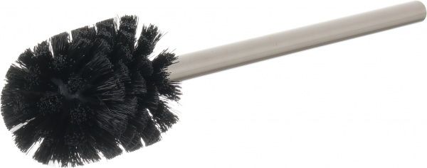 Йоржик для унітаза Luna raimond чорний із білою колбою