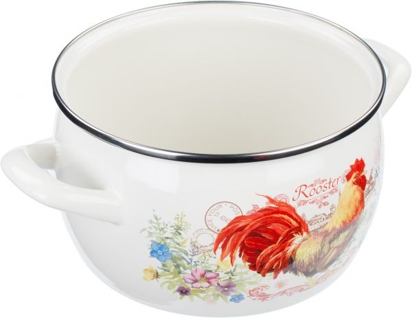 Кастрюля с крышкой Принц 3 л Золотой петушок 2681 Metrot