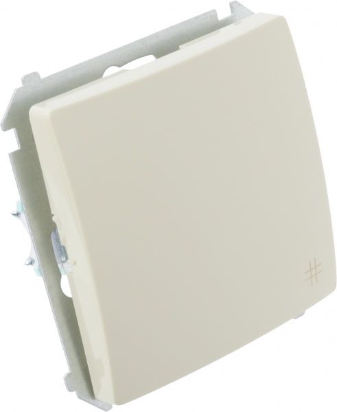 Выключатель перекрестный одноклавишный Simon Basic без подсветки 10 А 250В кремовый BMW7.01/12