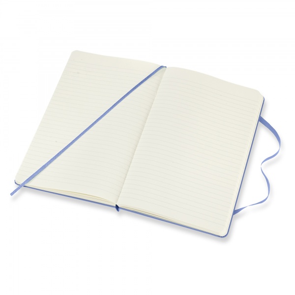 Блокнот для записей Classic 13х21 см линия голубая гортензия QP060B42 Moleskine