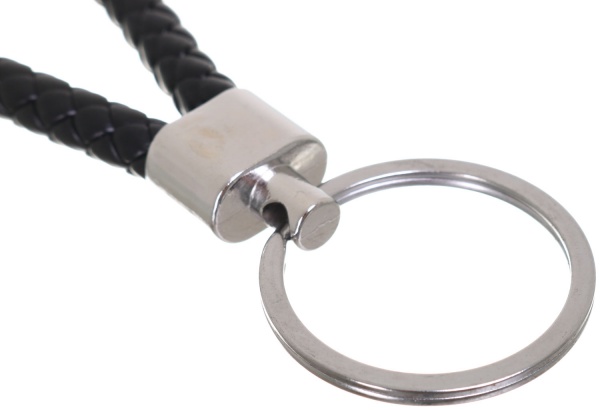 Брелок для ключей с кольцом черный