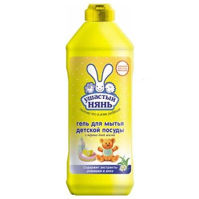 Средство для мытья посуды Ушастый нянь Ромашка и алоэ 500 мл
