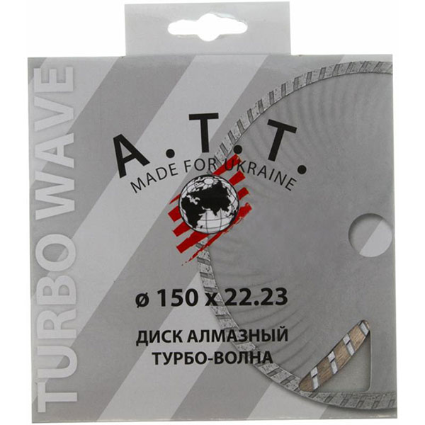 Диск алмазний відрізний A.T.T.  150x2,2x22,2 армований бетон 4310010