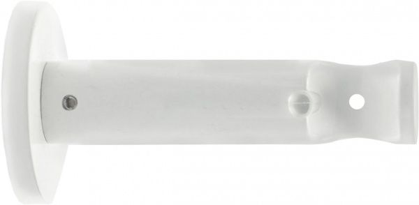 Тримач для карниза Gardinia Chicago відкритий одинарний набірний d20 мм білий 