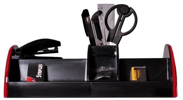 Набор настольный 9 предметов черно-красный 7018В SCHOLZ