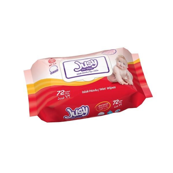 Влажные салфетки Jusy Wet Wipes 72 шт.