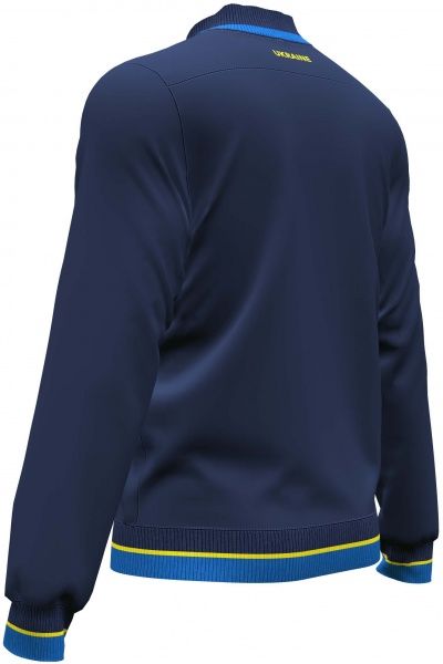 Джемпер форми збірної України 2021 Joma FED. FUTBOL UCRANIA FULL ZIP SWEATSHIRT AT102377A339 р. M темно-синій