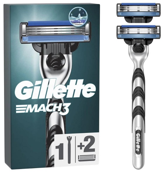 Станок для бритья Gillette MACH3 + 2 картриджа 1 шт.