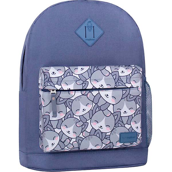 Рюкзак молодежный Bagland Белые коты 17л 756 (00533662)