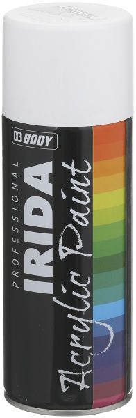 Автоэмаль акриловая Irida Body 400 мл Белая матовая