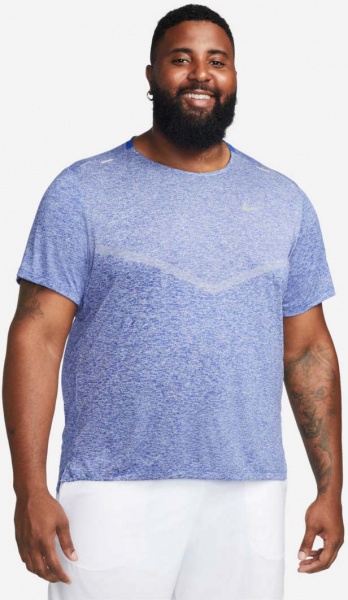 Футболка Nike DF RISE 365 SS CZ9184-482 р.XL голубой