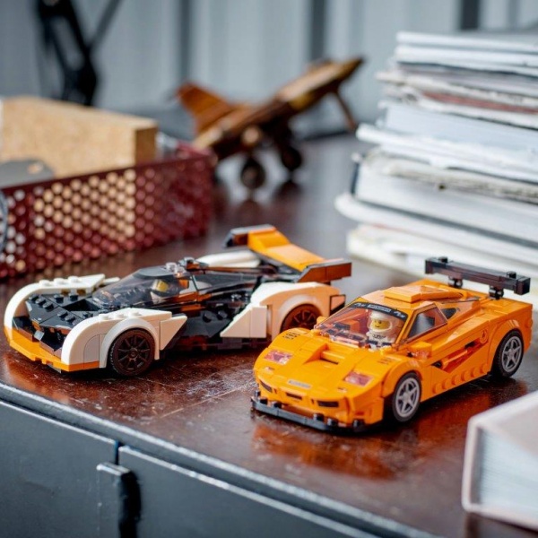 Конструктор LEGO Speed Champions McLaren Solus GT і McLaren F1 LM 76918
