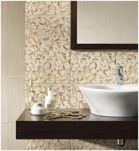 Плитка Opoczno Зебрано орнамент крем декор 30x45 