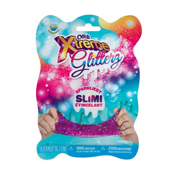 Игровой набор ORB Slimy Xtreme Glitterz: глиттерный слайм (90 г) в ассортименте ORB40557