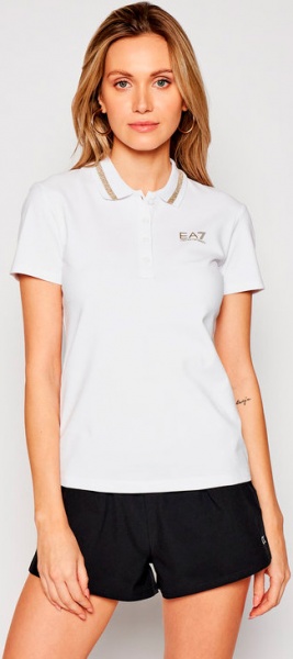 Поло EA7 3KTF04-TJ9DZ-1100 р.L білий