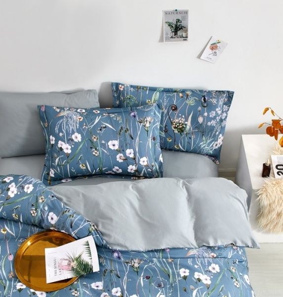 Комплект постільної білизни 2.0 JYBY116 синій Word of Dream