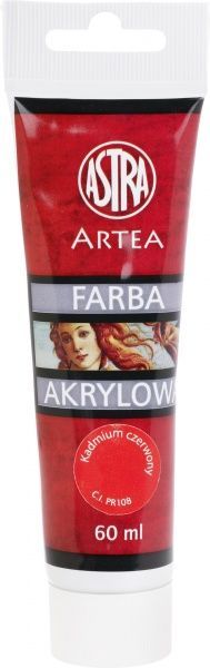 Краска акриловая Красная 60 мл Artea Astra
