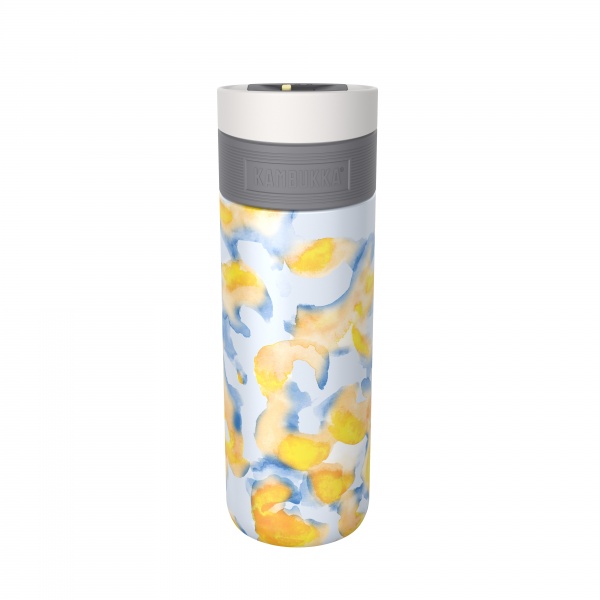 Термочашка Etna 500 мл желто-голубая Kambukka