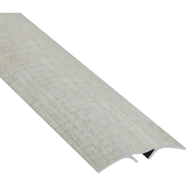 Поріжок алюмінієвий декорований Braz Line приховане кріплення 40x900 мм дуб сніжний 