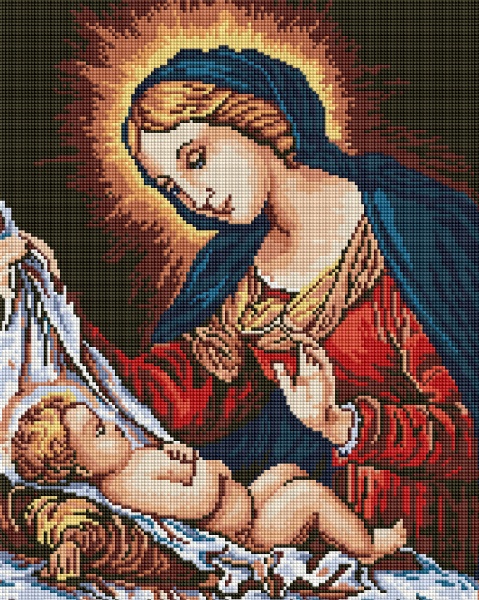 Алмазна мозаїка Прекрасна ікона 40x50 см DBS31154 Brushme 