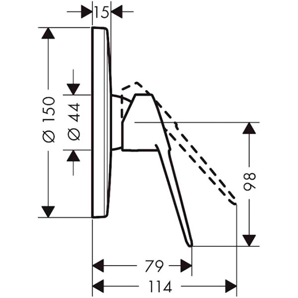 Смеситель для душа Hansgrohe Novus Loop 71365000