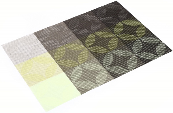 Коврик для сервировки Colorful Mix 30х45 см зеленый Eurogold