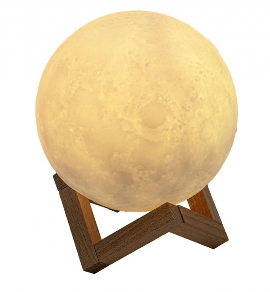 Ночник 3D Led Berger Moon 3D 0,5 Вт белый 1045-NL-15 Moon 3D RGB 