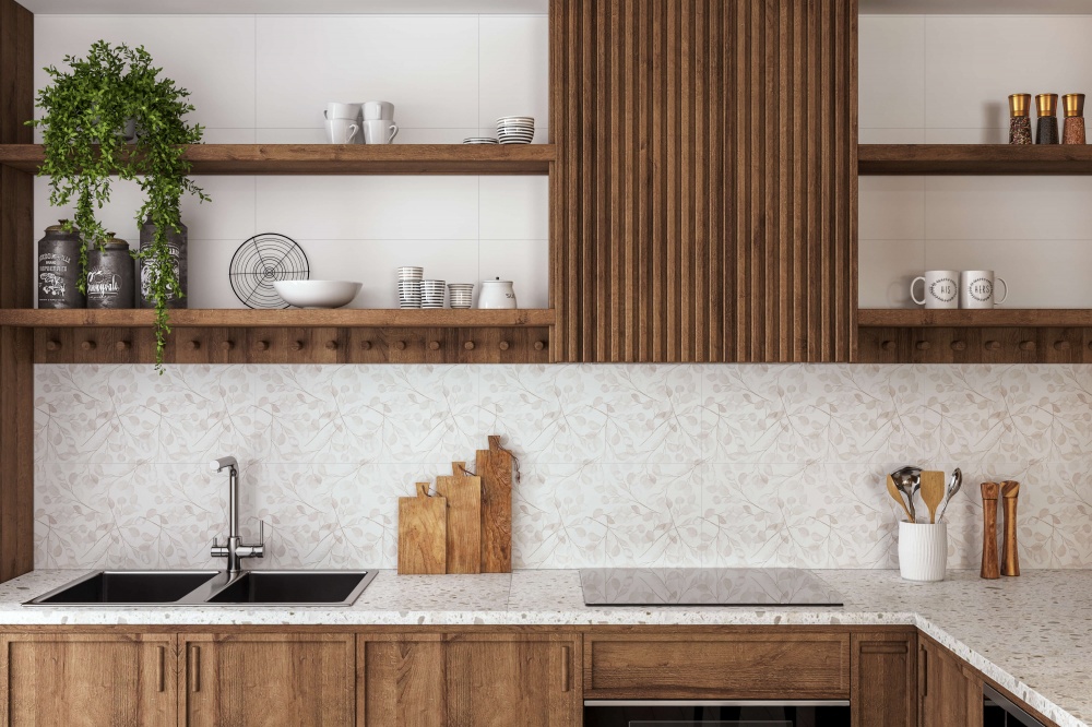 Плитка Golden Tile Satin Rametti white 000181 30x60 см