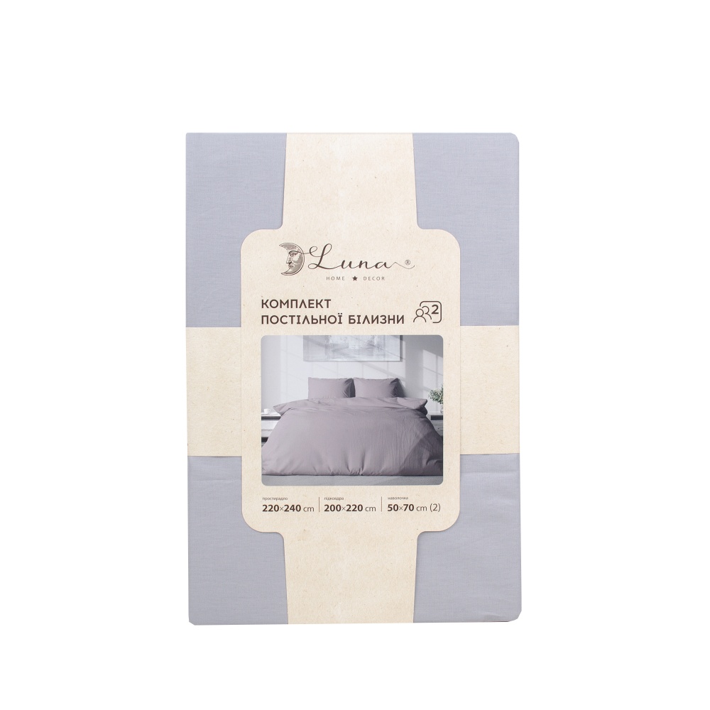 Комплект постельного белья Mono 2.0 сиреневый Luna