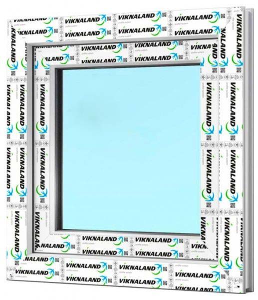 Окно поворотно-откидное VIKNALAND В 70 800x800 мм правое 