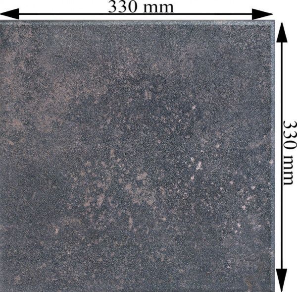 Клинкерная плитка Marsala antracite kapinos stopnica narozna 33x33 Ceramika Paradyz