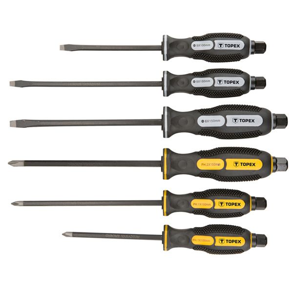 Набір ударних викруток Topex 39D506 6 шт