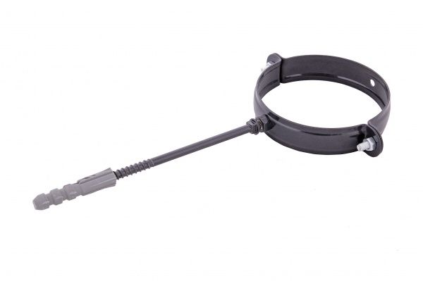 Кронштейн труби металевий PROFiL L=100 мм D=130 мм графіт 