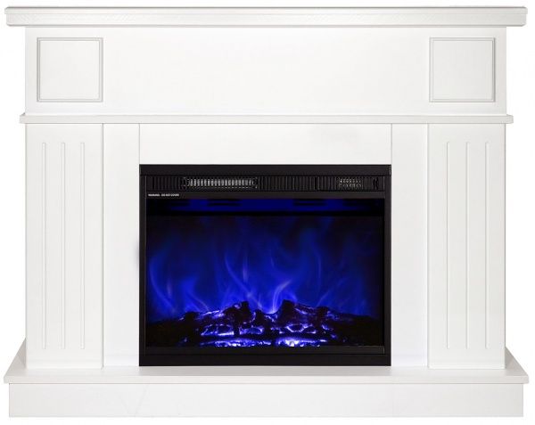 Камінокомплект ART FLAME Олімпія & Лоранс (білий)