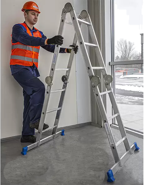 Шарнирная лестница-стремянка Virastar Acrobat 4x3 (VTL143) 